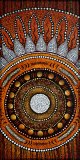 33 Alles zieht seine Kreise 2 Acryl auf Leinwand;
50 x 100 cm